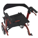 Nitro Euro Style Rollator Rolling Walker, Red