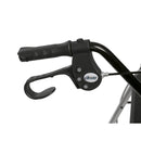 Aluminum Rollator Rolling Walker with Fold Up and Removable Back Support and Padded Seat, Blue