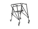 Nimbo 2G Lightweight Posterior Walker with Seat, Extra Large, Emperor Black