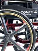 X-1 ComfyGO Lightweight Manual Wheelchair with Quick-Detach Wheels