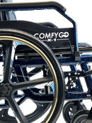 X-1 ComfyGO Lightweight Manual Wheelchair with Quick-Detach Wheels